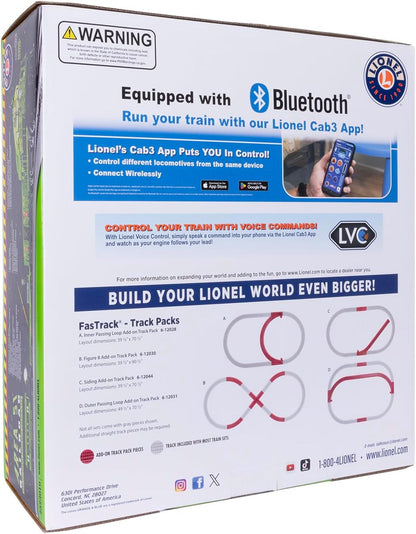 Lionel Area 51 UFO Recovery Bluetooth Lionchief Electric O Gauge Freight Train Set with Remote Control