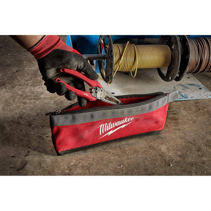 14 In., 12 In., 8 In. and 6 In. Multi-Size Zipper Tool Bags in Red (4-Pack)