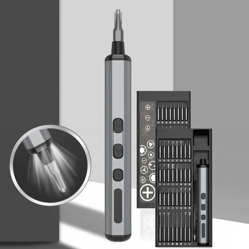 Youpin Wireless Electric Screwdriver Set Multifunctional Household Mini Hand Tools with LED Lights Kit Rechargeable Screwdriver