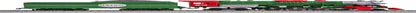 Christmas Express Lionchief Bluetooth Electric HO Gauge Model Train Set with Remote,Multi-Color