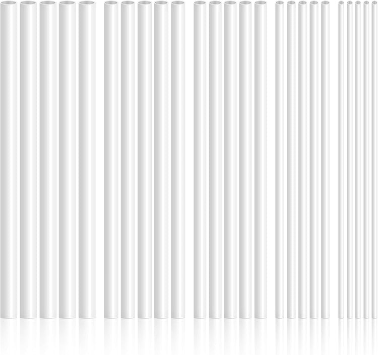 Get Creative with 25 Pcs of ABS Plastic Round Tubes in 5 Sizes for Your DIY and Craft Projects! Perfect for Architectural Models!