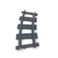 50-piece BYMRR Train Store city train track rail set with straight rails for kids&