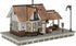 N Scale depot model for railway layouts by BYMRR Train Store, detailed miniature building with realistic railway features.