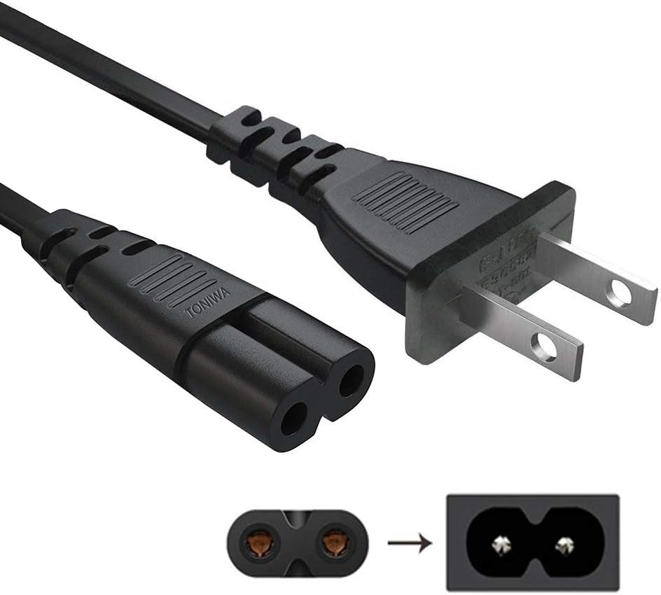 High-Quality UL Listed 6-Foot Power Cord for Canon PIXMA Printers - Ideal Replacement for MG, MP, MX, and iP Series