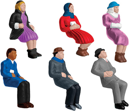 Lionel O Gauge Electric Model Train Accessories - Carnival Figurine Set