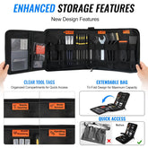 68-Piece 3D Printer Tool Kit with Storage Case - Comprehensive Accessories Including Deburring Tool, Scrapers, Metal Files, Brushes, Hand Drill, and Tweezers for Bambu Lab, Ender 3, Kobra, and More