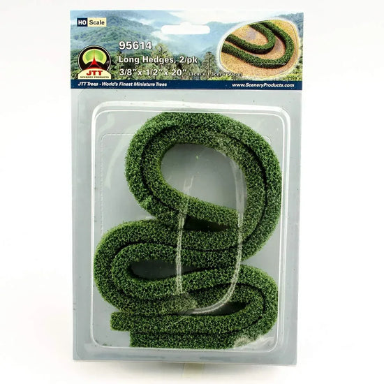 JTT Scenery Products 95614 Long Hedges 3/8x1/2x20 model, realistic miniature hedge for model landscapes and scenery.