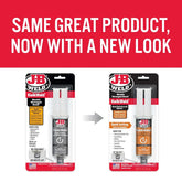 J-B Weld Kwikweld 6-Minute Set high-strength waterproof epoxy in dark grey, 2-pack, Model 50176-2, shown in the image.