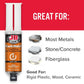 J-B Weld Kwikweld high-strength waterproof epoxy in dark grey, 2-pack, shows the product tubes ready for quick repairs