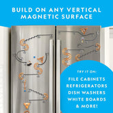 National Geographic 75-Piece Magnetic Marble Run STEM Building Set for All Ages with Magnetic Track, Unique Trick Pieces, and Marbles for Marble Maze Creation and STEM Learning Activities - BYMRR Train Store