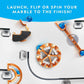 National Geographic 75-Piece Magnetic Marble Run STEM Building Set for All Ages with Magnetic Track, Unique Trick Pieces, and Marbles for Marble Maze Creation and STEM Learning Activities - BYMRR Train Store