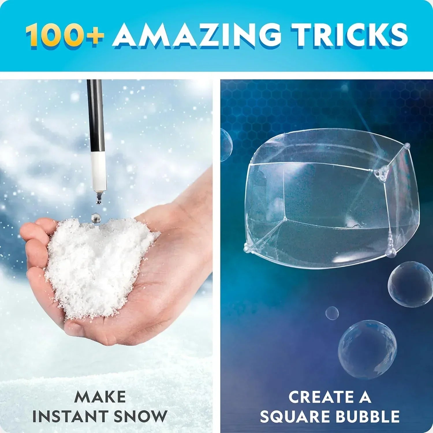 National Geographic Science Magic Kit for children, STEM science kit with colorful experiments and educational science tools.