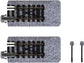 KATO N Gauge Car Stop Track C set of 2 for railway modeling, detailed model tracks for N scale model trains.