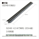 Kato N Scale Turntable Extension Track Set with detailed track components for model railway layout expansion.