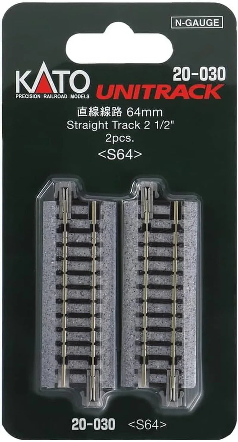Enhance Your Model Train Experience with Kato USA N 64mm Straight Track for Seamless Performance - BYMRR Train Store