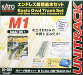 KATO 20-852 N-Gauge Endless Railway Basic Set Master 1 Model Train Set in Black - BYMRR Train Store