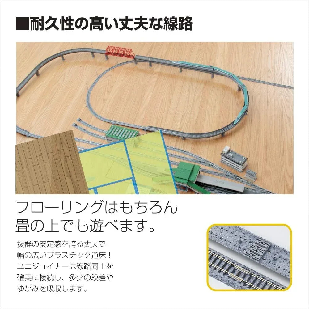 KATO 20-852 N-Gauge Endless Railway Basic Set Master 1 Model Train Set in Black - BYMRR Train Store