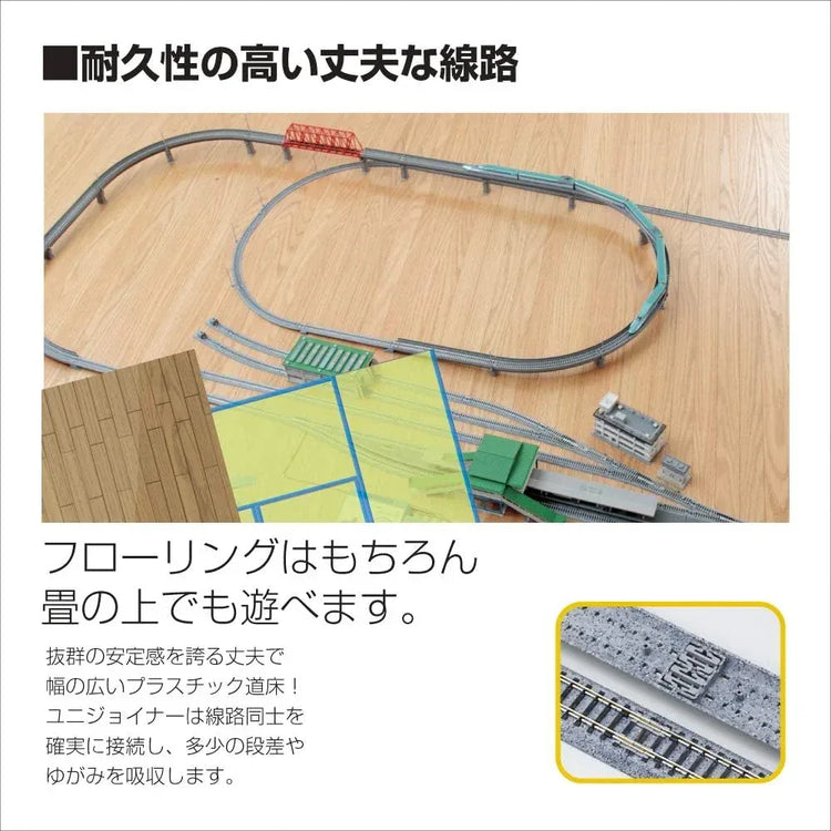 KATO 20-852 N-Gauge Endless Railway Basic Set Master 1 Model Train Set in Black - BYMRR Train Store