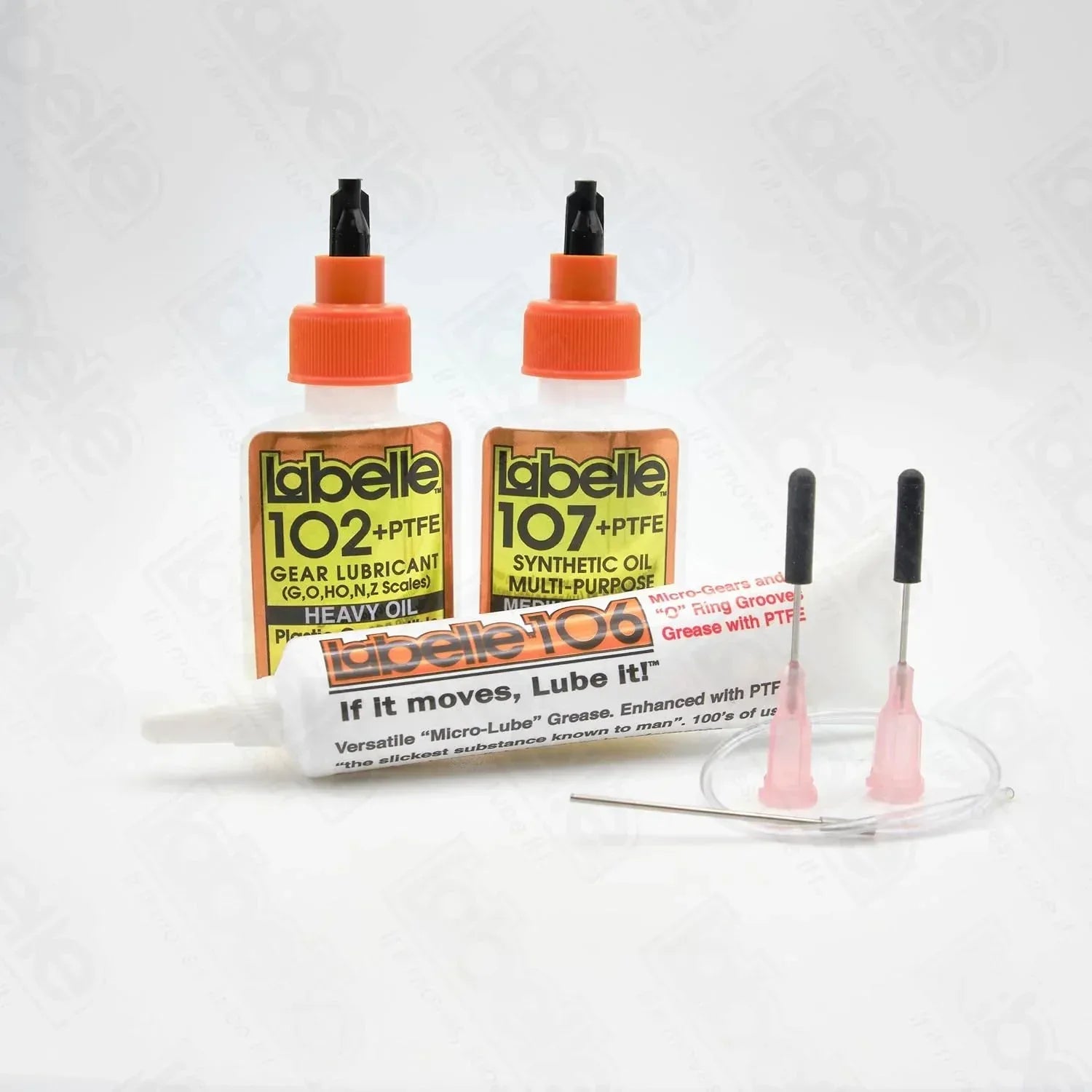 Labelle 1001 Lubricants - 3-Pack for DCC HO, O Gauge Model Trains, Slot Cars (HO Scale and Larger), RC Vehicles, and Motors up to 2 Inches - BYMRR Train Store