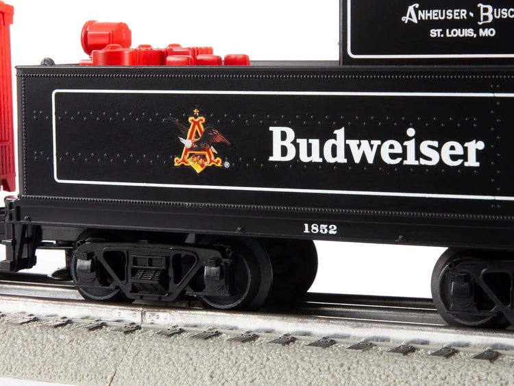 Lionel Anheuser Busch Budweiser Electric O Gauge Train Set Featuring Bluetooth 5.0 and Remote Control - BYMRR Train Store