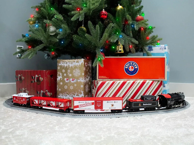 Lionel Anheuser Busch Budweiser Electric O Gauge Train Set Featuring Bluetooth 5.0 and Remote Control - BYMRR Train Store