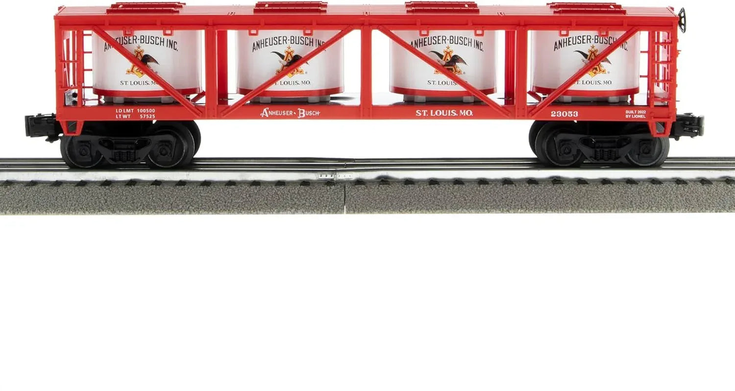 Lionel Anheuser Busch Budweiser Electric O Gauge Train Set Featuring Bluetooth 5.0 and Remote Control - BYMRR Train Store
