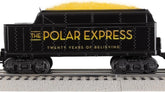 Lionel Polar Express 20th Anniversary electric O gauge train set with remote control and Bluetooth 5.0 technology.