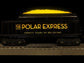 Lionel Polar Express 20th Anniversary electric O gauge train set with Bluetooth 5.0 and remote control shown in the image.