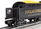 Lionel Polar Express 20th Anniversary electric O gauge train set with Bluetooth 5.0 and remote control, detailed train cars and festive design