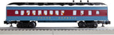 Lionel Polar Express O Gauge Diner Car with detailed holiday-themed design, featuring realistic windows and festive decorations.
