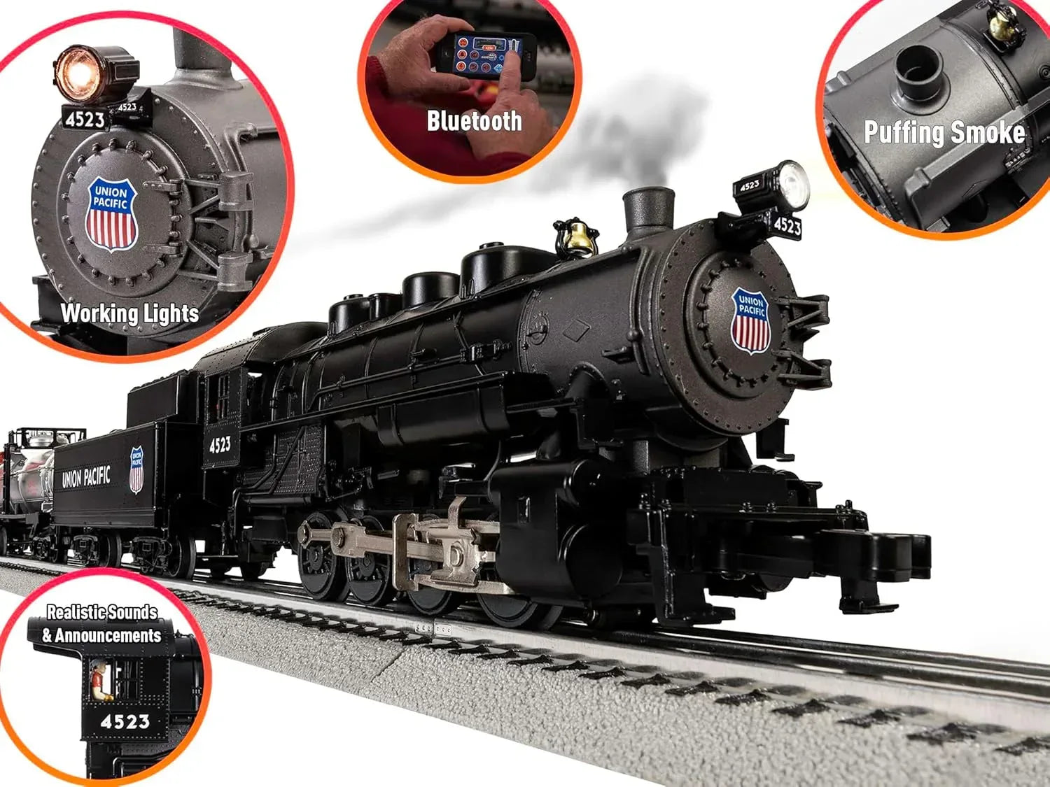 Lionel Union Pacific Flyer LionChief 5.0 Electric O Gauge Train Set - BYMRR Train Store