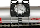 Lionel Union Pacific Flyer LionChief 5.0 electric O gauge train set with locomotive and cars on track.