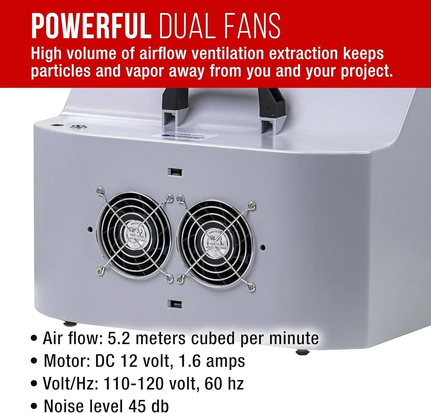 Master Airbrush portable spray booth kit with dual exhaust fans, LED lights, turntable, and extension hose for painting and crafts.