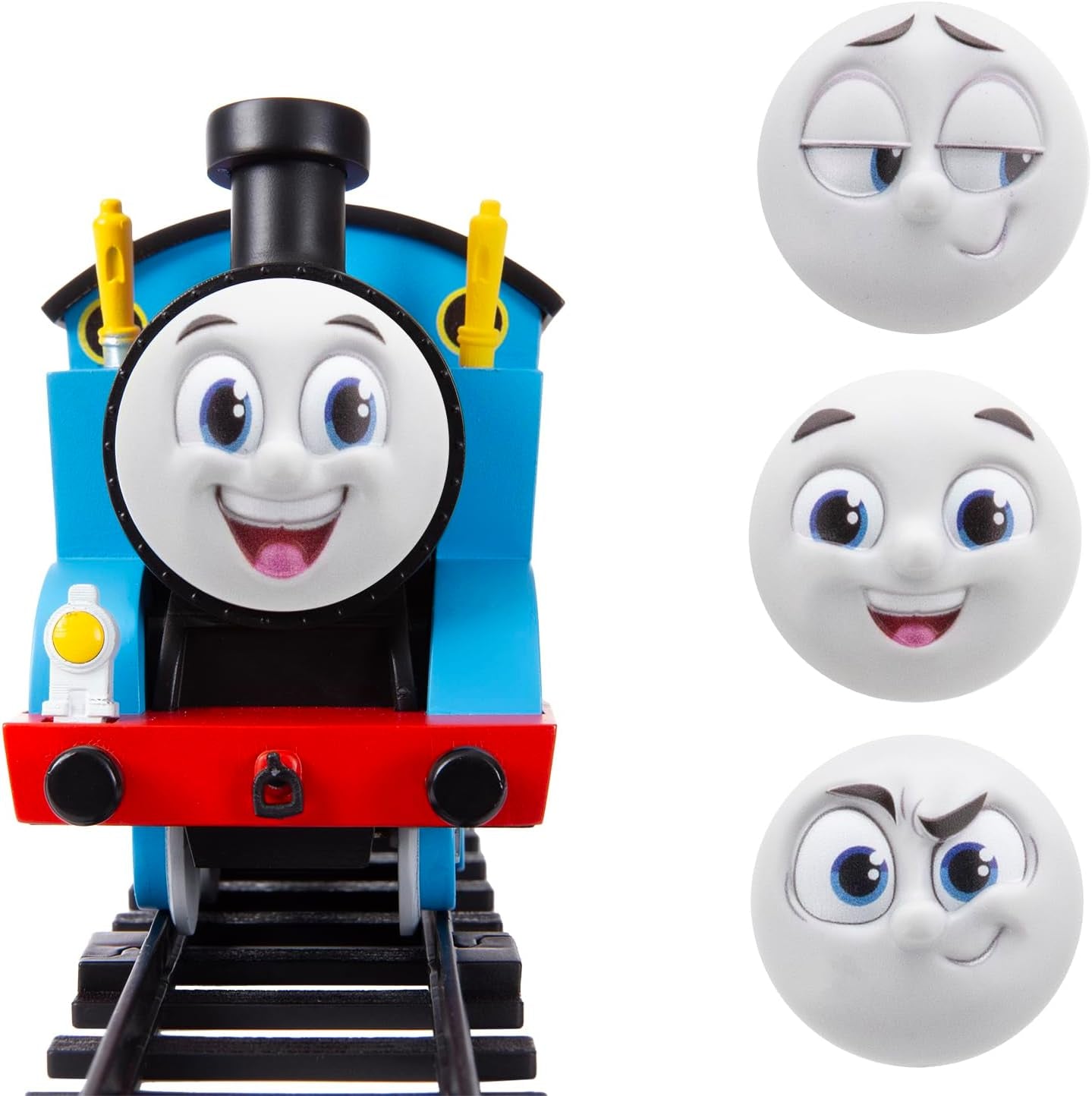Mattel Thomas & Friends Battery O Gauge Toy Train Set with Remote, Locomotive, Train Cars, & Track with Authentic Train Sounds, Lights, & Water Vapor Smoke Effects for Kids 4+ - BYMRR Train Store