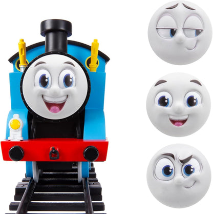 Mattel Thomas & Friends Battery O Gauge Toy Train Set with Remote, Locomotive, Train Cars, & Track with Authentic Train Sounds, Lights, & Water Vapor Smoke Effects for Kids 4+ - BYMRR Train Store