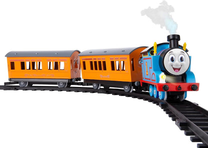Mattel Thomas & Friends Battery O Gauge Toy Train Set with Remote, Locomotive, Train Cars, & Track with Authentic Train Sounds, Lights, & Water Vapor Smoke Effects for Kids 4+ - BYMRR Train Store