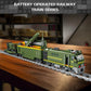 Military Train Building Set - 1174 Pieces Compatible with Lego, Includes Lights, Missiles, Trucks, and Train Tracks - - BYMRR Train Store