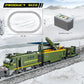 Military Train Building Set - 1174 Pieces Compatible with Lego, Includes Lights, Missiles, Trucks, and Train Tracks - - BYMRR Train Store