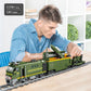 Military Train Building Set - 1174 Pieces Compatible with Lego, Includes Lights, Missiles, Trucks, and Train Tracks - - BYMRR Train Store