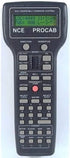 NCE Corporation Deluxe Pro Cab Model 5240010 control system with digital display and control buttons for model train layout.