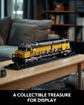 Nifeliz DDA40X Locomotive building set with base, detailed model train for adults, ideal as home décor or gift, 1603 pieces.