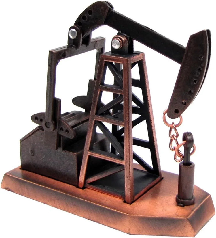 Treasure Gurus 1:48 O Gauge Scale Die-Cast Oil Pump Jack Rig Pencil Sharpener - BYMRR Train Store