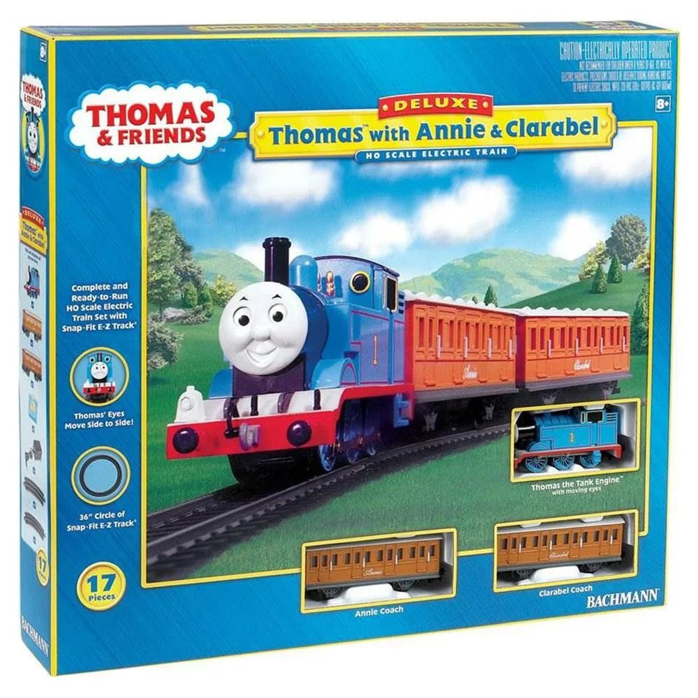 Thomas with Annie and Clarabel Kids Toy Electric Train, HO Scale - BYMRR Train Store