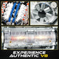 Turtten V8 Engine Model Kit featuring a functional mini V8 engine with visible combustion mechanism, 535-piece STEM engineering set.