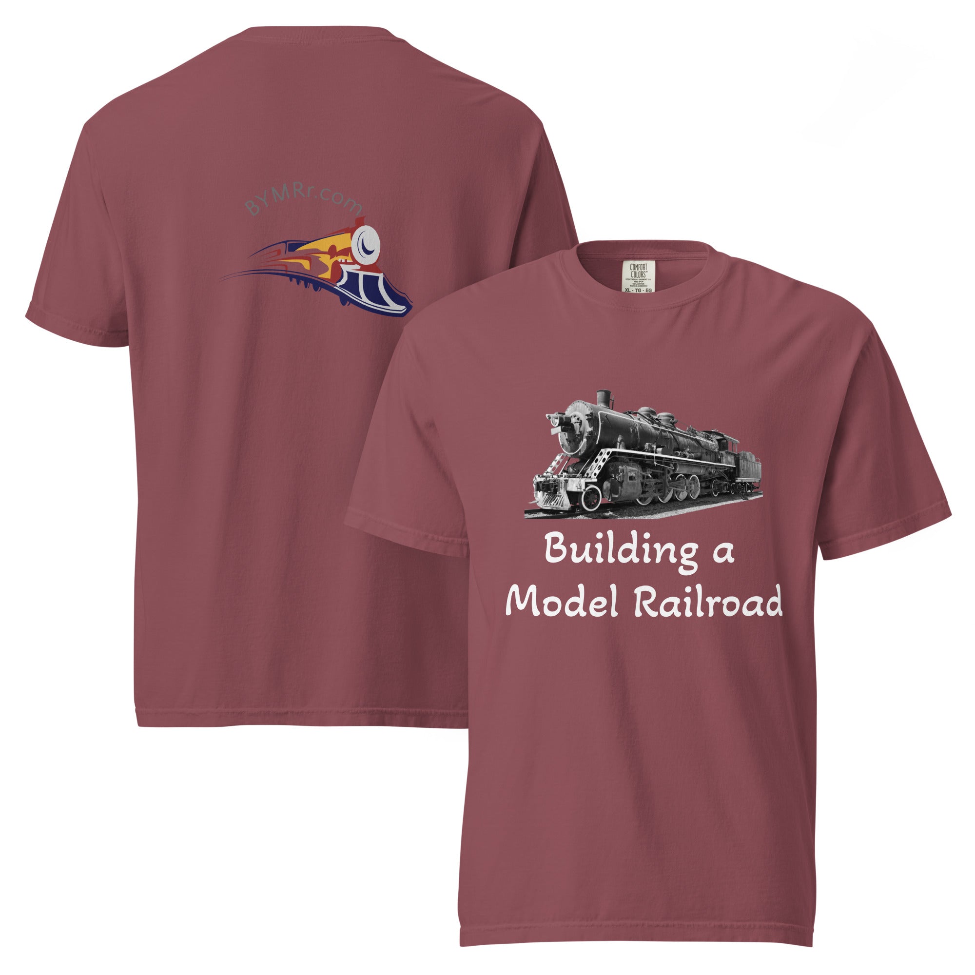 Unisex garment - dyed heavyweight t-shirt - BYMRR Train Store