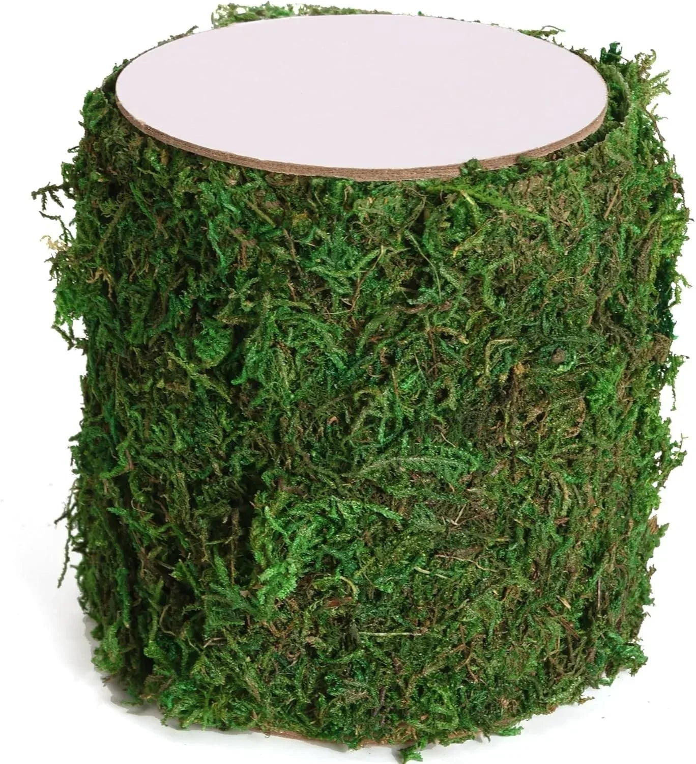 USMOLA dried moss roll for crafting and decoration, showing a lush preserved moss mat suitable for fairy gardens and woodland decor.