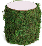 USMOLA dried moss roll for crafting and decoration, showing a lush preserved moss mat suitable for fairy gardens and woodland decor.