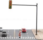 Model Train Traffic Light Railroad Mini Signal Light Architectural Model for DIY Sand Table Dollhouse Decoration - BYMRR Train Store