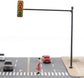 Model Train Traffic Light Railroad Mini Signal Light Architectural Model for DIY Sand Table Dollhouse Decoration - BYMRR Train Store