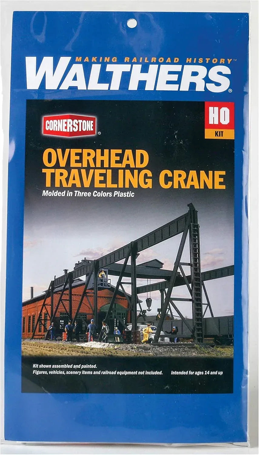 Elevate Your Model Railroad with the Incredible Walthers Cornerstone HO Scale Overhead Traveling Crane - Perfect for Industrial Scenes! - BYMRR Train Store